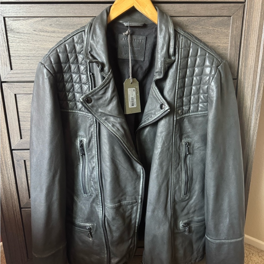 Men's Black Leather Jacket